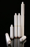 Candle filters for mineral water and breweries