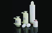 Pleated liquid filters